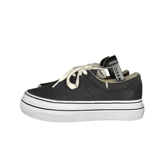 Vans Other - Vans Super ComfyCush Era 'Black' Canvas Stacked Shoes M9 W10.5